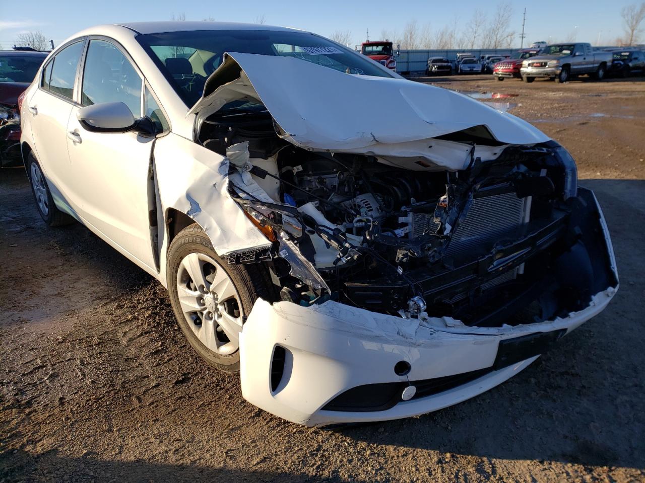 KIA FORTE LX 2017 with VIN 3KPFK4A72HE064048 - Photo from auction
