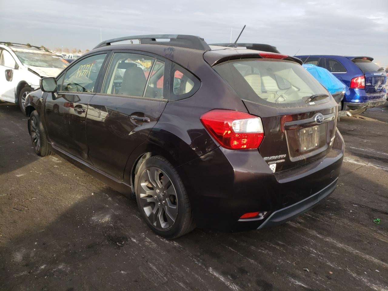 Photo 3 from auction – 2013 SUBARU IMPREZA SP with VIN JF1GPAR67D2818431