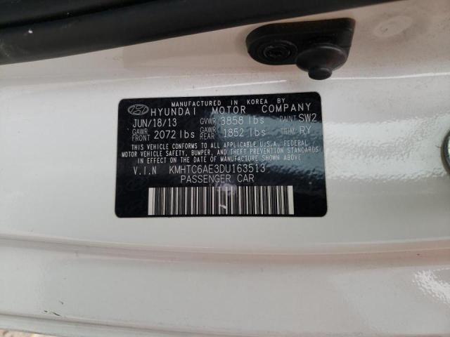 Photo 10 from auction – 2013 HYUNDAI VELOSTER T with VIN KMHTC6AE3DU163513
