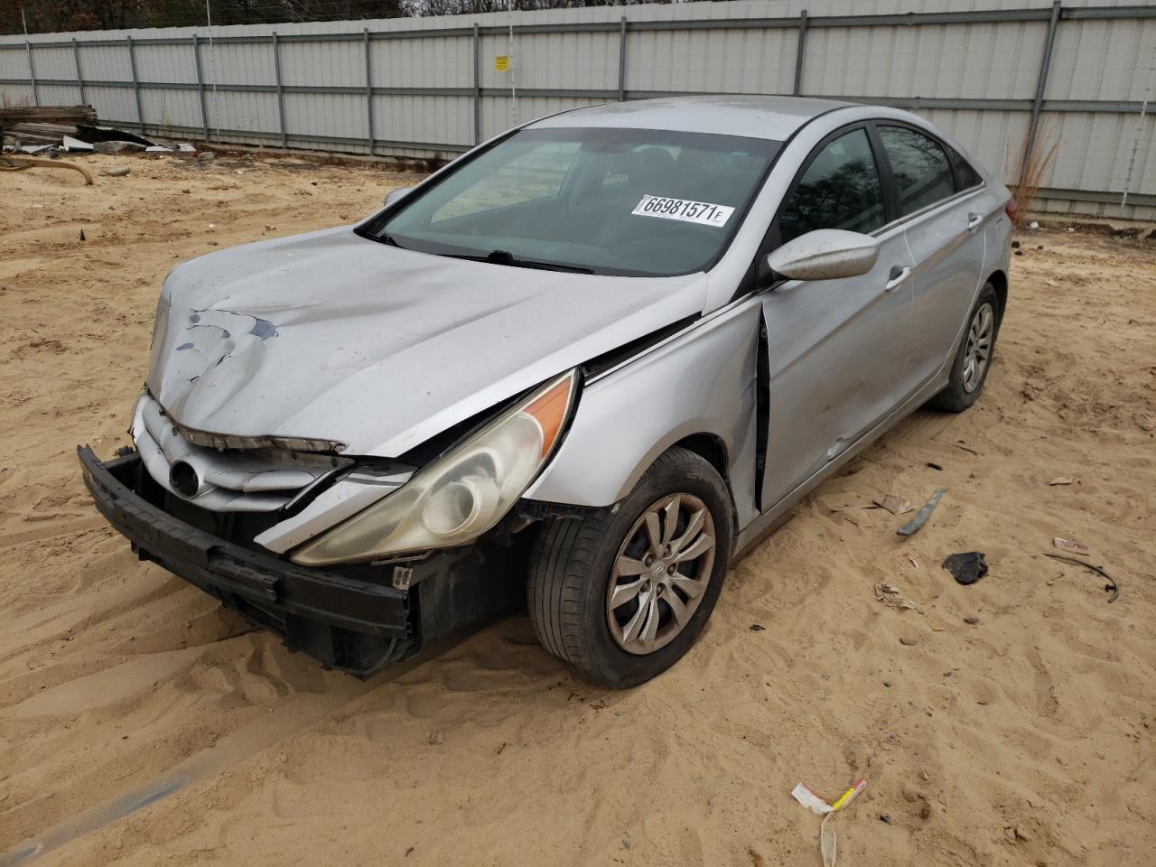 Photo 2 from auction – 2012 HYUNDAI SONATA GLS with VIN 5NPEB4AC7CH470324
