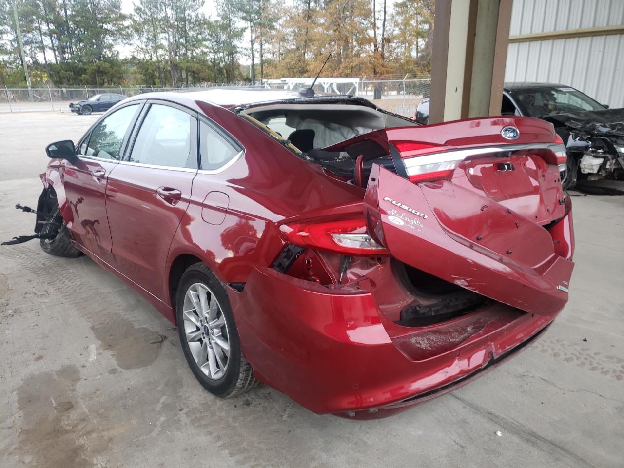 Photo 3 from auction – 2017 FORD FUSION SE with VIN 3FA6P0HDXHR332400