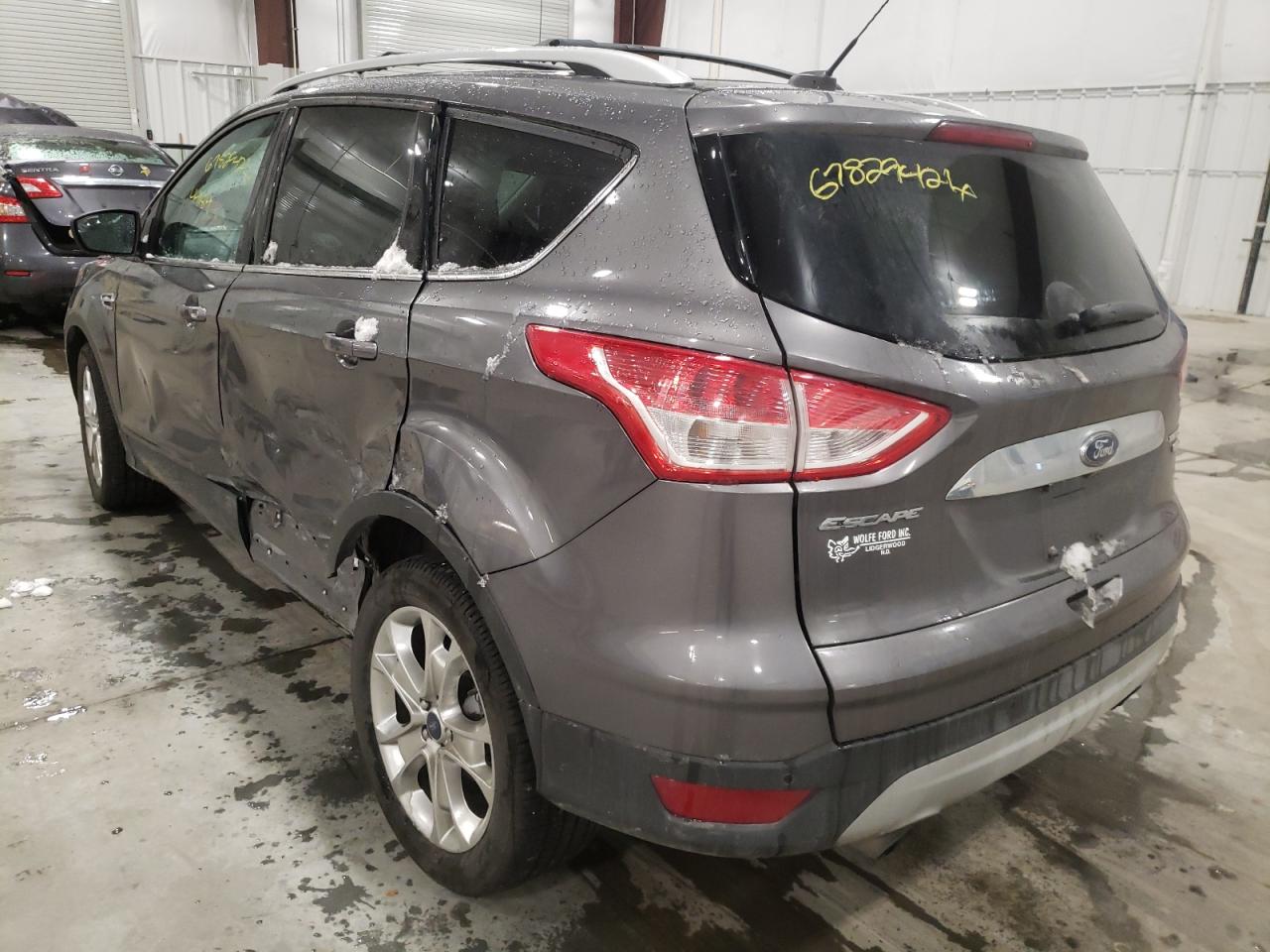 Photo 3 from auction – 2014 FORD ESCAPE TIT with VIN 1FMCU9J99EUA70787