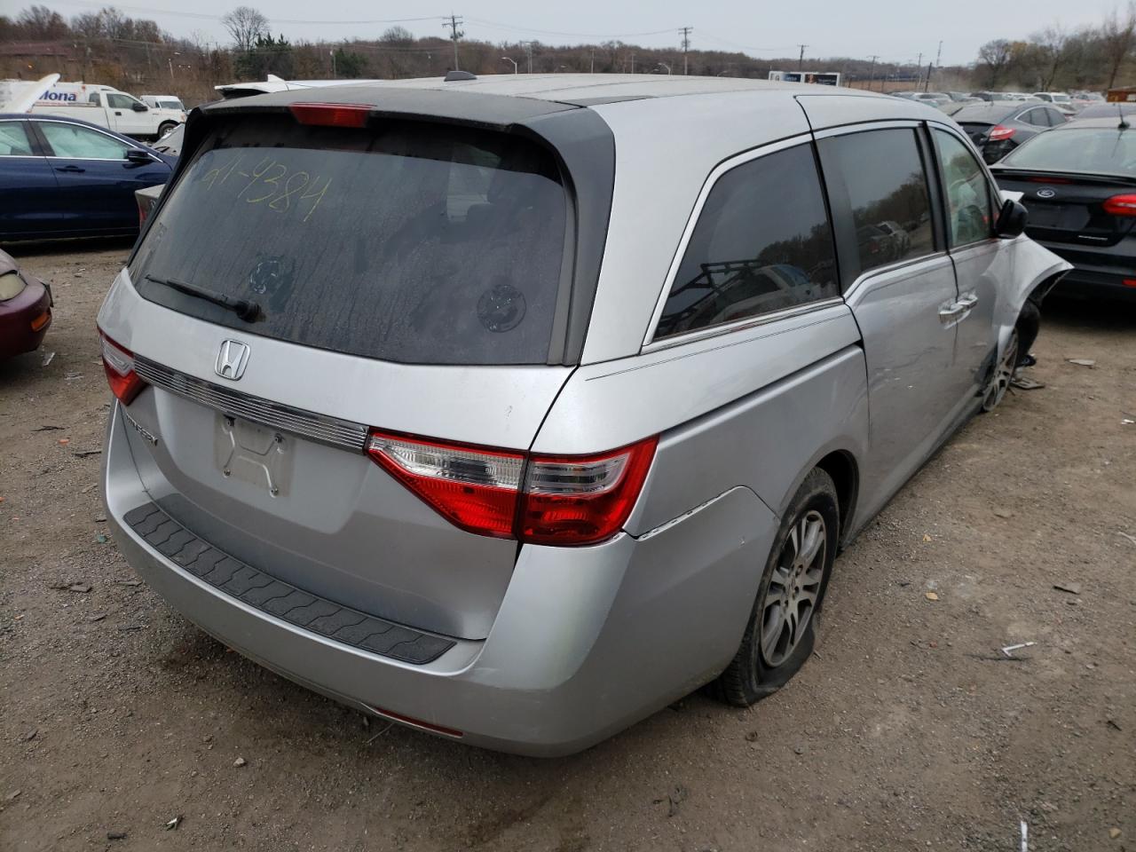 Photo 4 from auction – 2013 HONDA ODYSSEY EX with VIN 5FNRL5H67DB021049