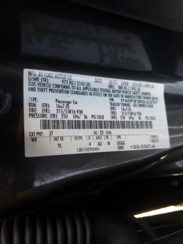 Photo 10 from auction – 2016 FORD FOCUS SE with VIN 1FADP3F28GL232707
