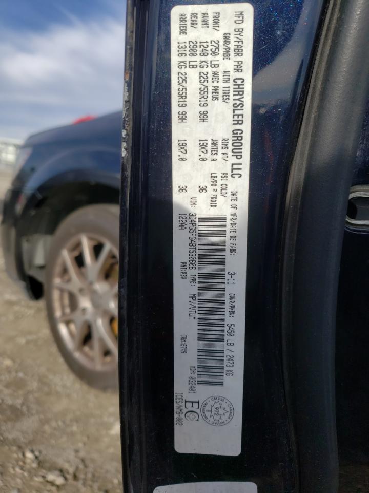 Photo 10 from auction – 2011 DODGE JOURNEY SX with VIN 3D4PG5FG4BT530606