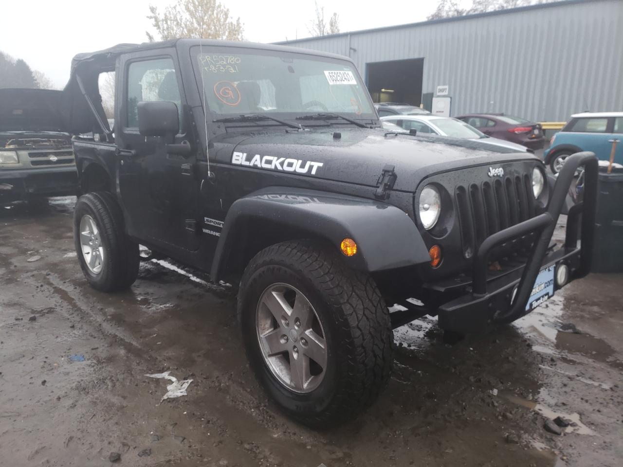 JEEP WRANGLER S 2013 with VIN 1C4AJWAG3DL528166 - Photo from auction