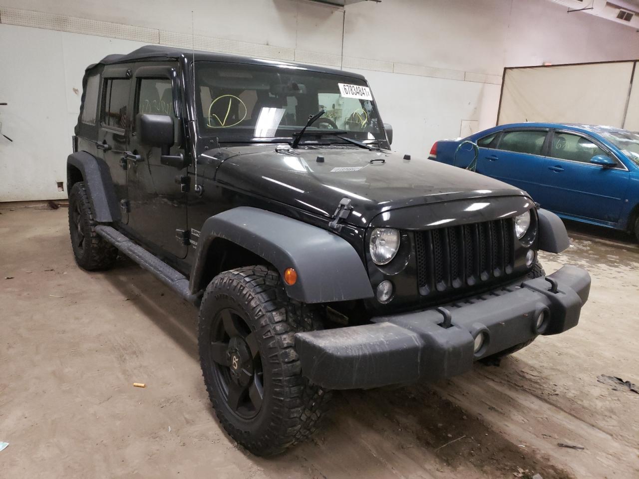 Photo 1 from auction – 2014 JEEP WRANGLER U with VIN 1C4BJWDG6EL218496