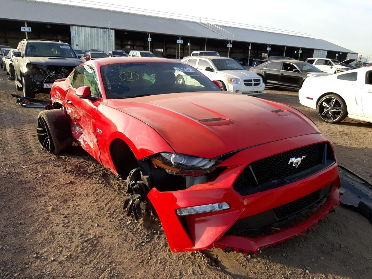 FORD MUSTANG GT 2018 with VIN 1FA6P8CF6J5123459 - Photo from auction