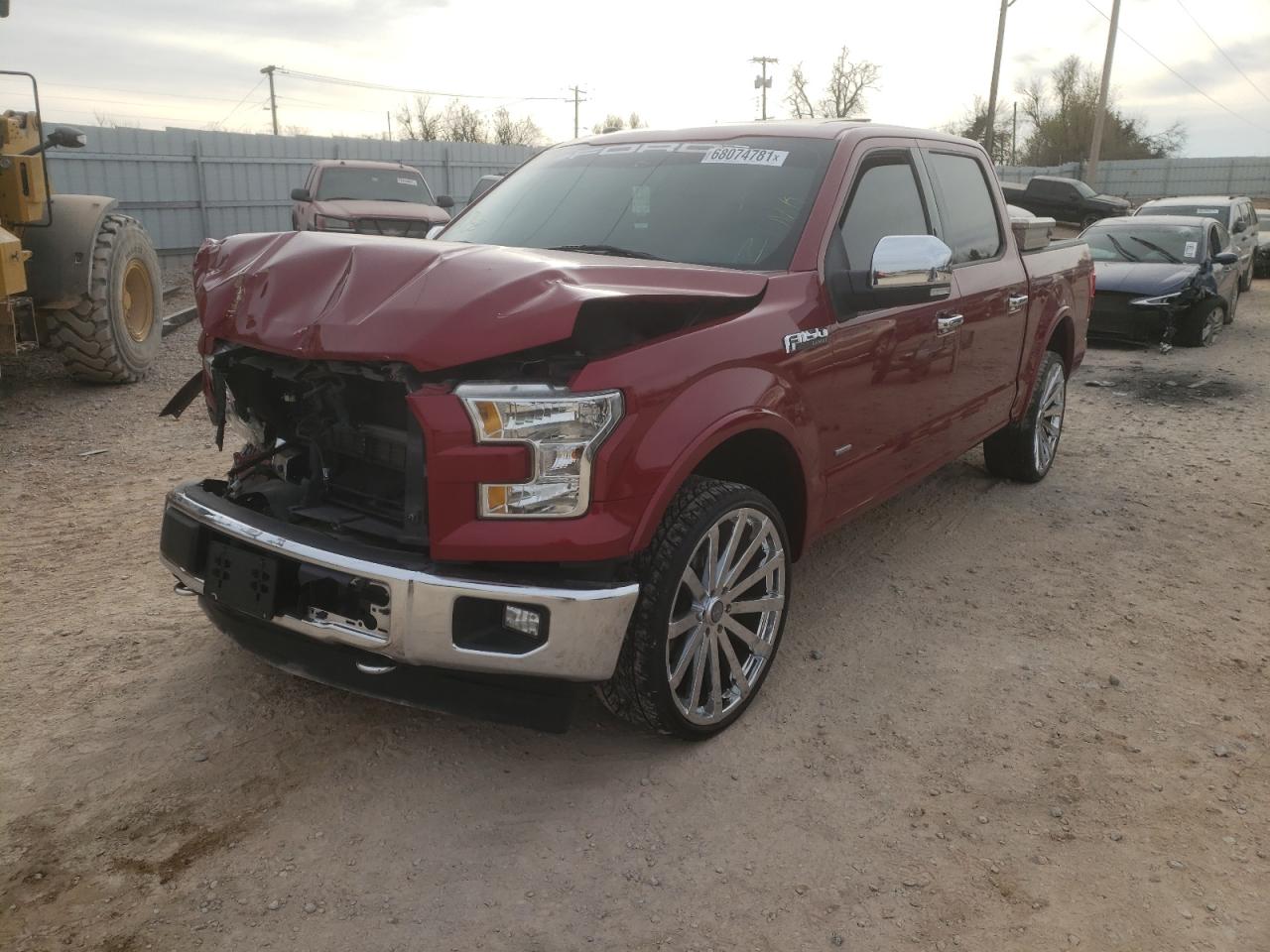Photo 2 from auction – 2017 FORD F150 SUPER with VIN 1FTEW1EG1HKC11465