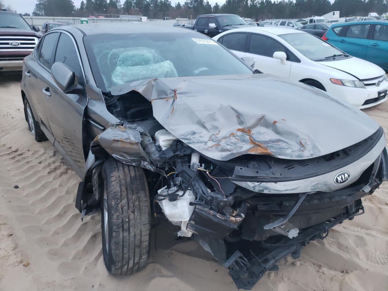 KIA OPTIMA LX 2014 with VIN 5XXGM4A73EG314060 - Photo from auction