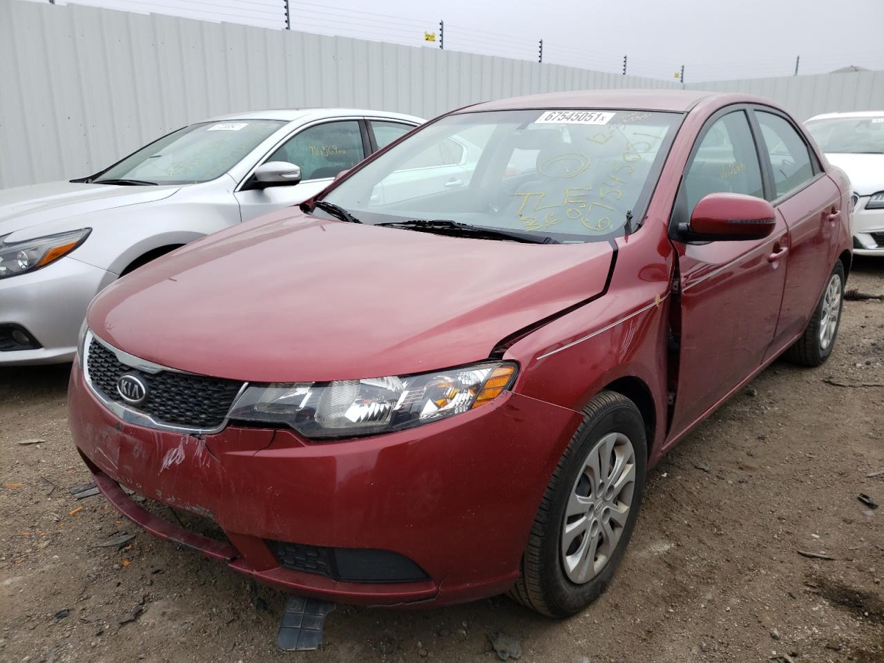 Photo 2 from auction – 2012 KIA FORTE EX with VIN KNAFU4A22C5493044