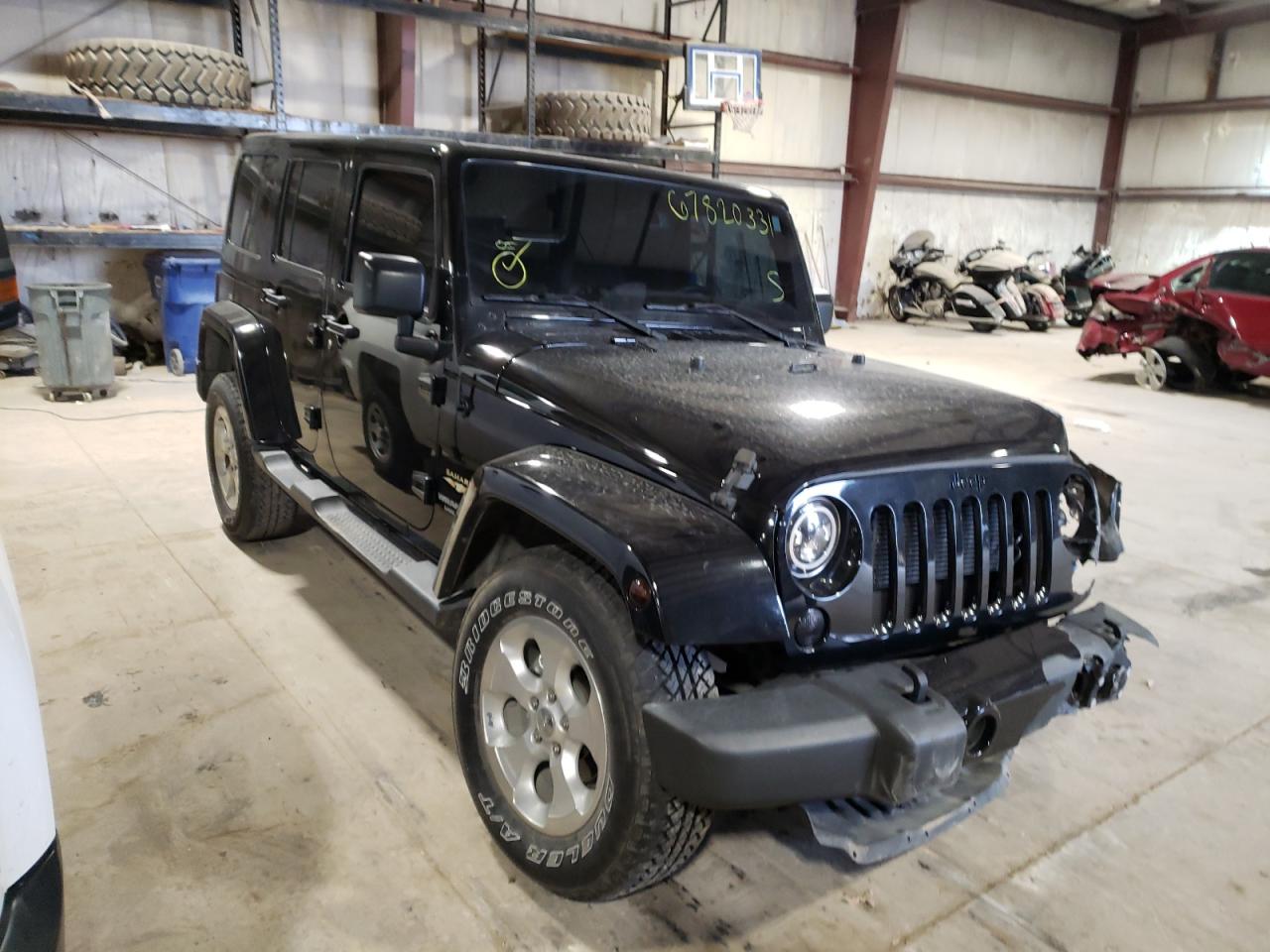 JEEP WRANGLER U 2015 with VIN 1C4BJWEG0FL527722 - Photo from auction