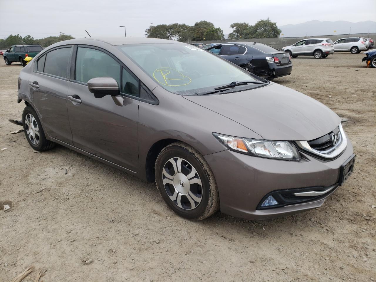 HONDA CIVIC HYBR 2014 with VIN 19XFB4F28EE200935 - Photo from auction