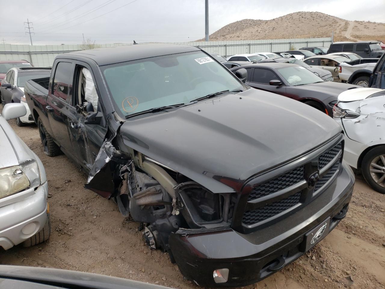 RAM 1500 SLT 2018 with VIN 1C6RR7TT2JS176184 - Photo from auction