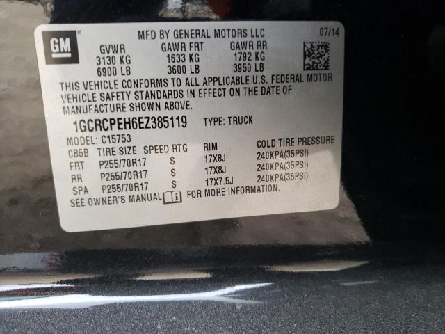 Photo 10 from auction – 2014 CHEVROLET SILVERADO with VIN 1GCRCPEH6EZ385119