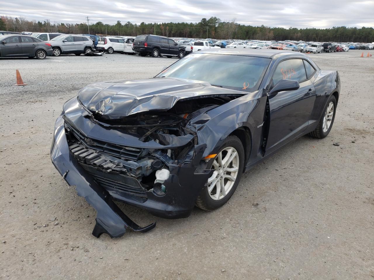 Photo 2 from auction – 2014 CHEVROLET CAMARO LS with VIN 2G1FA1E38E9198624