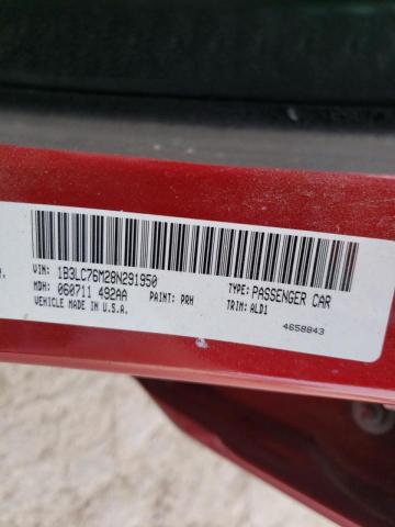 Photo 10 from auction – 2008 DODGE AVENGER R/ with VIN 1B3LC76M28N291950