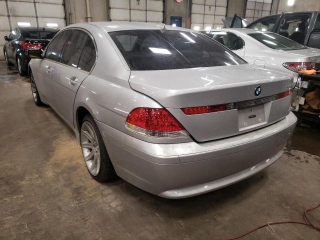 Photo 3 from auction – 2002 BMW 745 I with VIN WBAGL63492DP54451