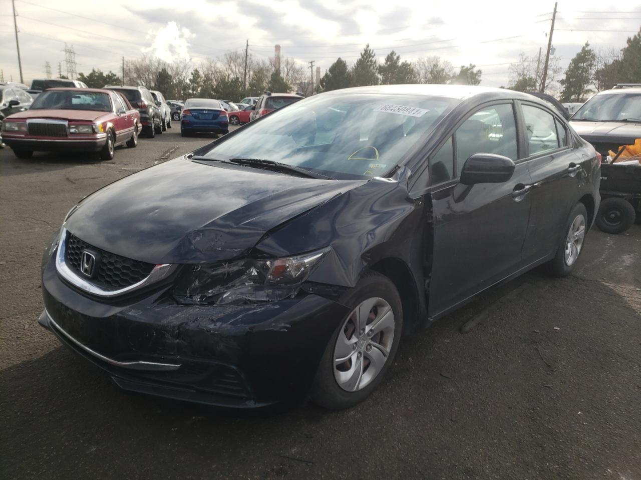 Photo 2 from auction – 2015 HONDA CIVIC LX with VIN 19XFB2F56FE110358