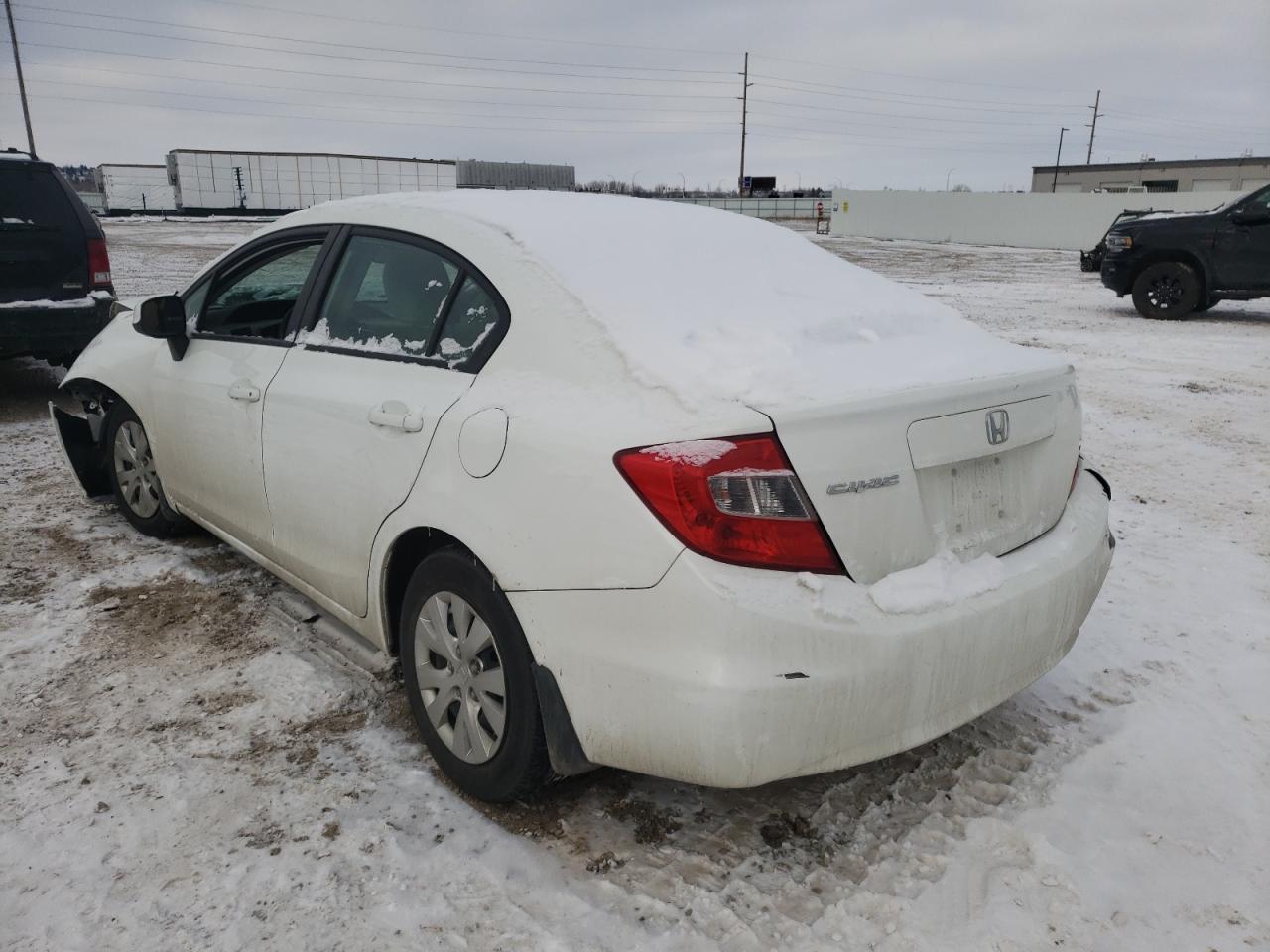 Photo 3 from auction – 2012 HONDA CIVIC LX with VIN 2HGFB2F57CH318329
