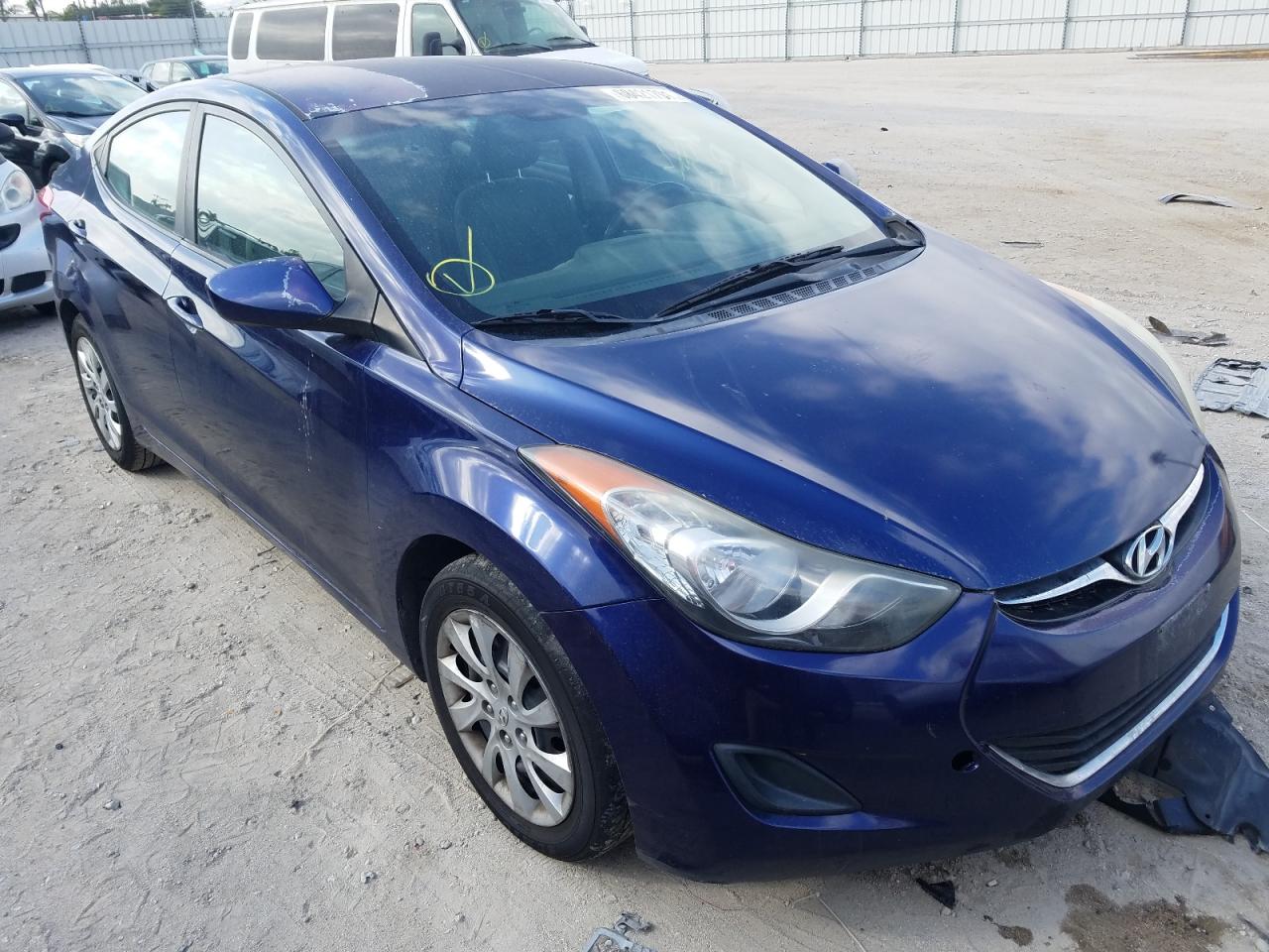 HYUNDAI ELANTRA GL 2011 with VIN 5NPDH4AE8BH045642 - Photo from auction