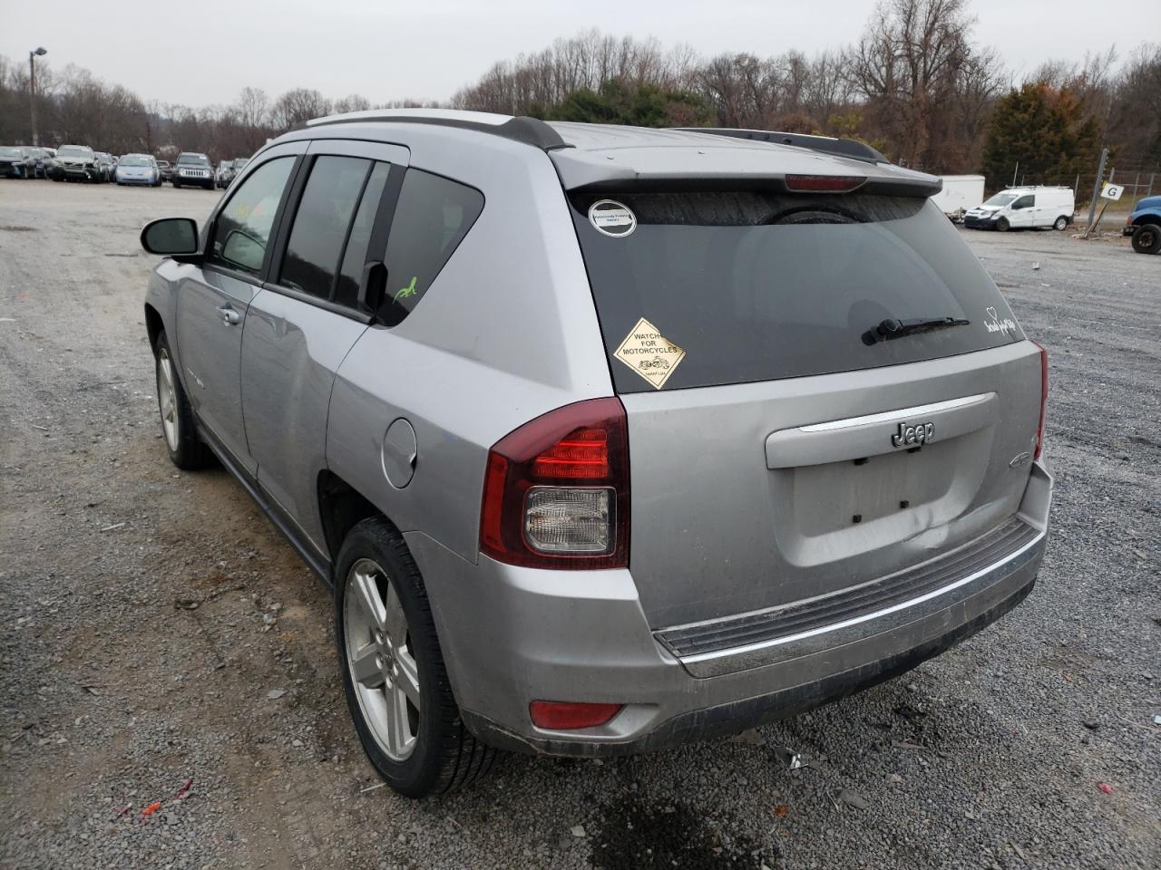 Photo 3 from auction – 2014 JEEP COMPASS LA with VIN 1C4NJCEA4ED732122