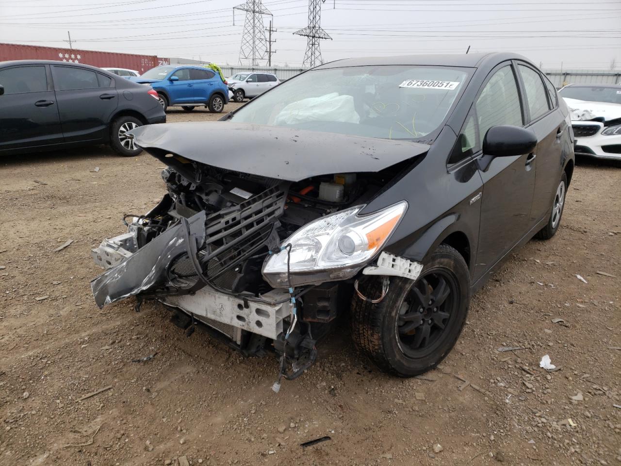 Photo 2 from auction – 2015 TOYOTA PRIUS with VIN JTDKN3DU6F0434733