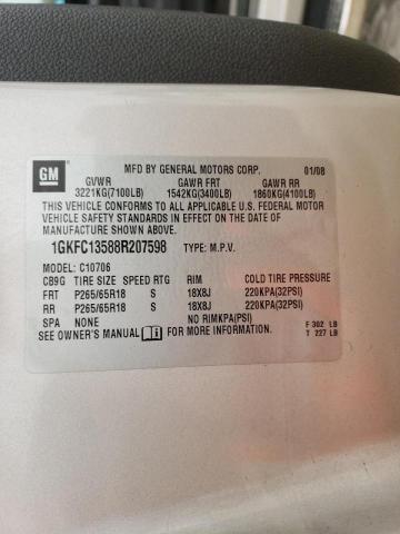 Photo 10 from auction – 2008 GMC YUKON HYBR with VIN 1GKFC13588R207598
