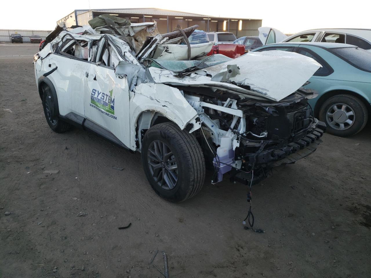NISSAN ROGUE S 2021 with VIN 5N1AT3AB5MC698554 - Photo from auction