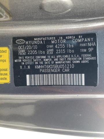 Photo 10 from auction – 2011 HYUNDAI GENESIS CO with VIN KMHHT6KD5BU051210