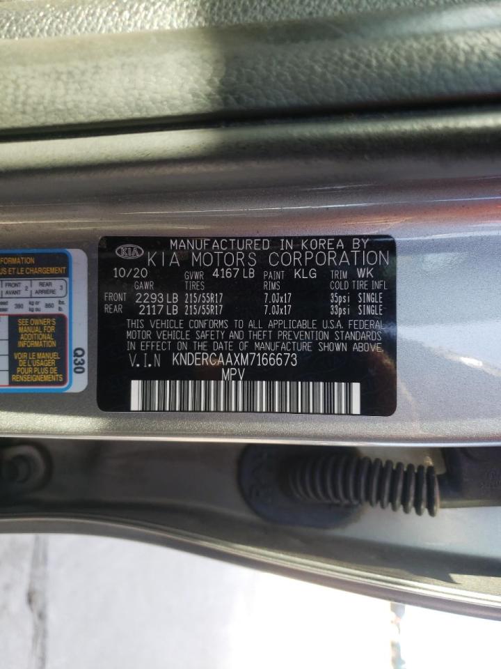 Photo 10 from auction – 2021 KIA SELTOS EX with VIN KNDERCAAXM7166673