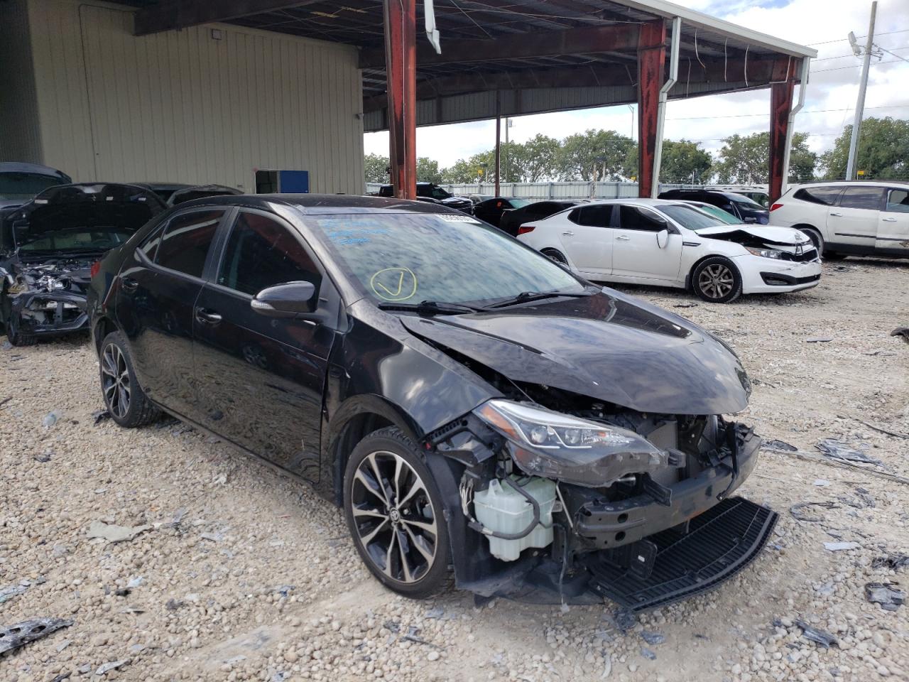 TOYOTA COROLLA L 2017 with VIN 2T1BURHE6HC896291 - Photo from auction