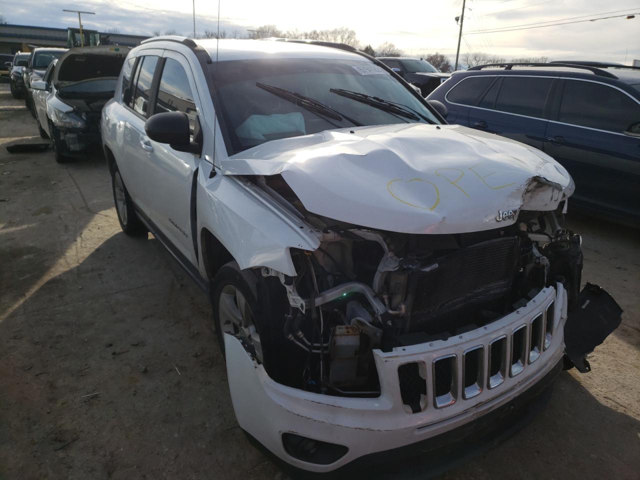 JEEP COMPASS LA 2012 with VIN 1C4NJDEB2CD567909 - Photo from auction