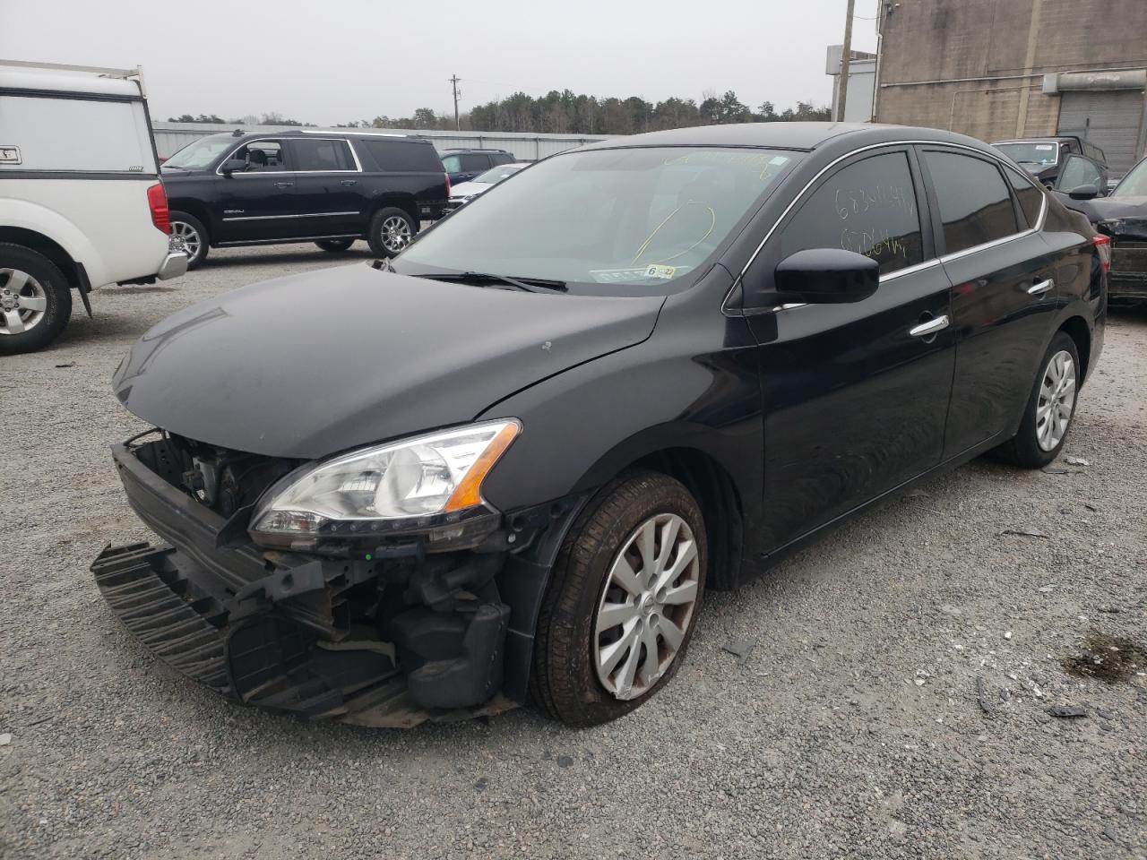 Photo 2 from auction – 2013 NISSAN SENTRA S with VIN 3N1AB7AP9DL615709