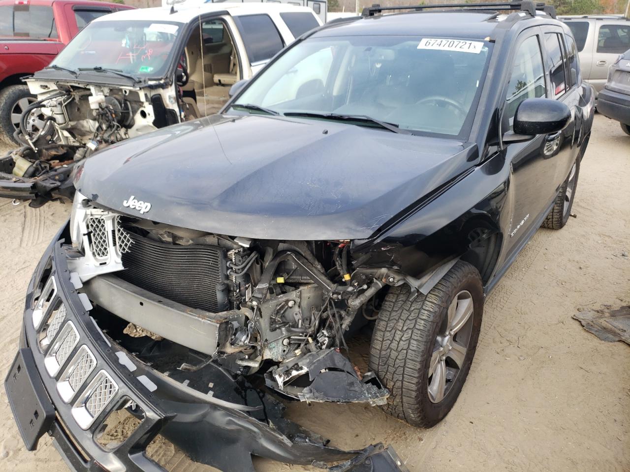 Photo 2 from auction – 2017 JEEP COMPASS LA with VIN 1C4NJDEB5HD165499