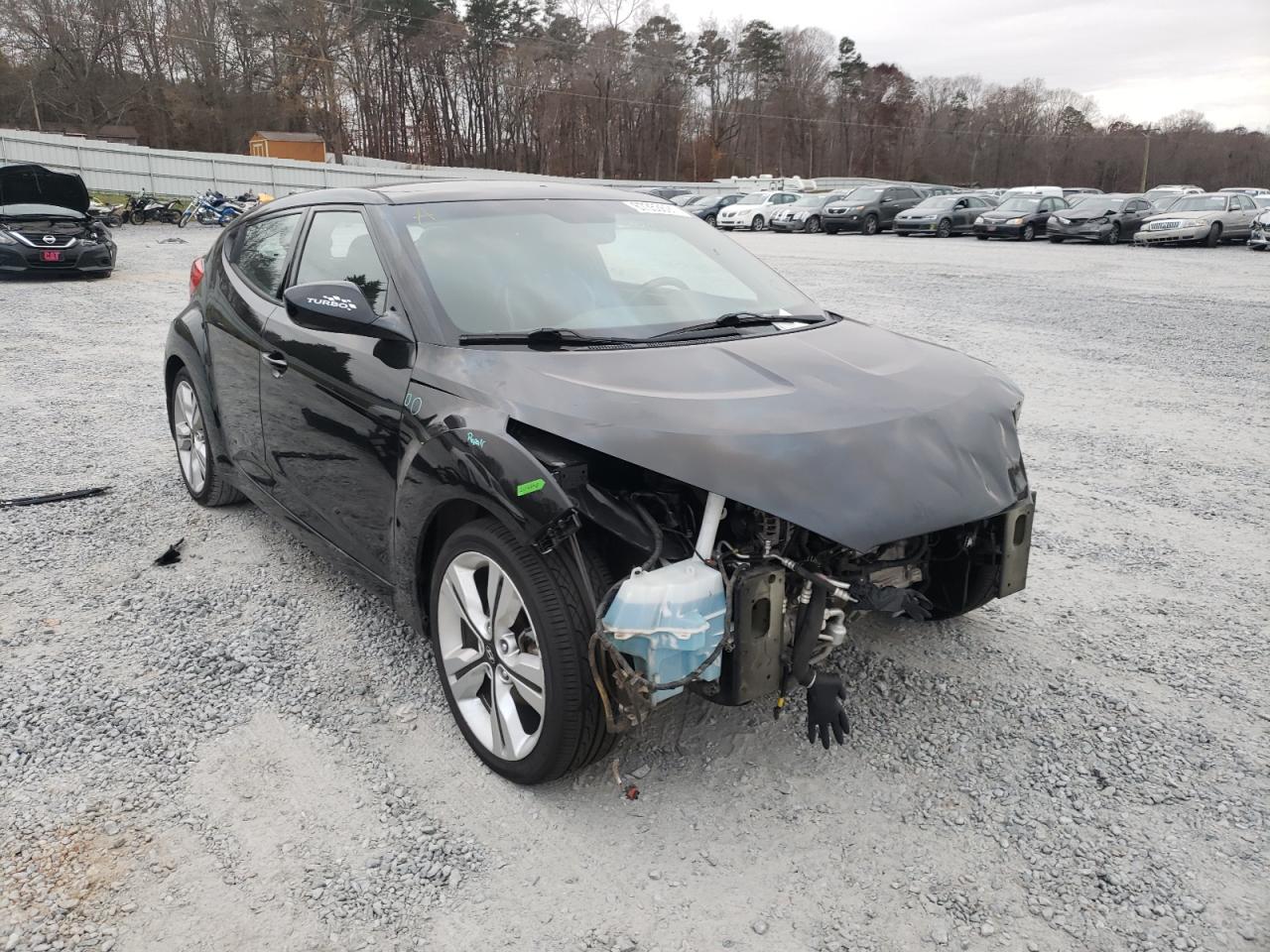 HYUNDAI VELOSTER 2016 with VIN KMHTC6ADXGU285832 - Photo from auction