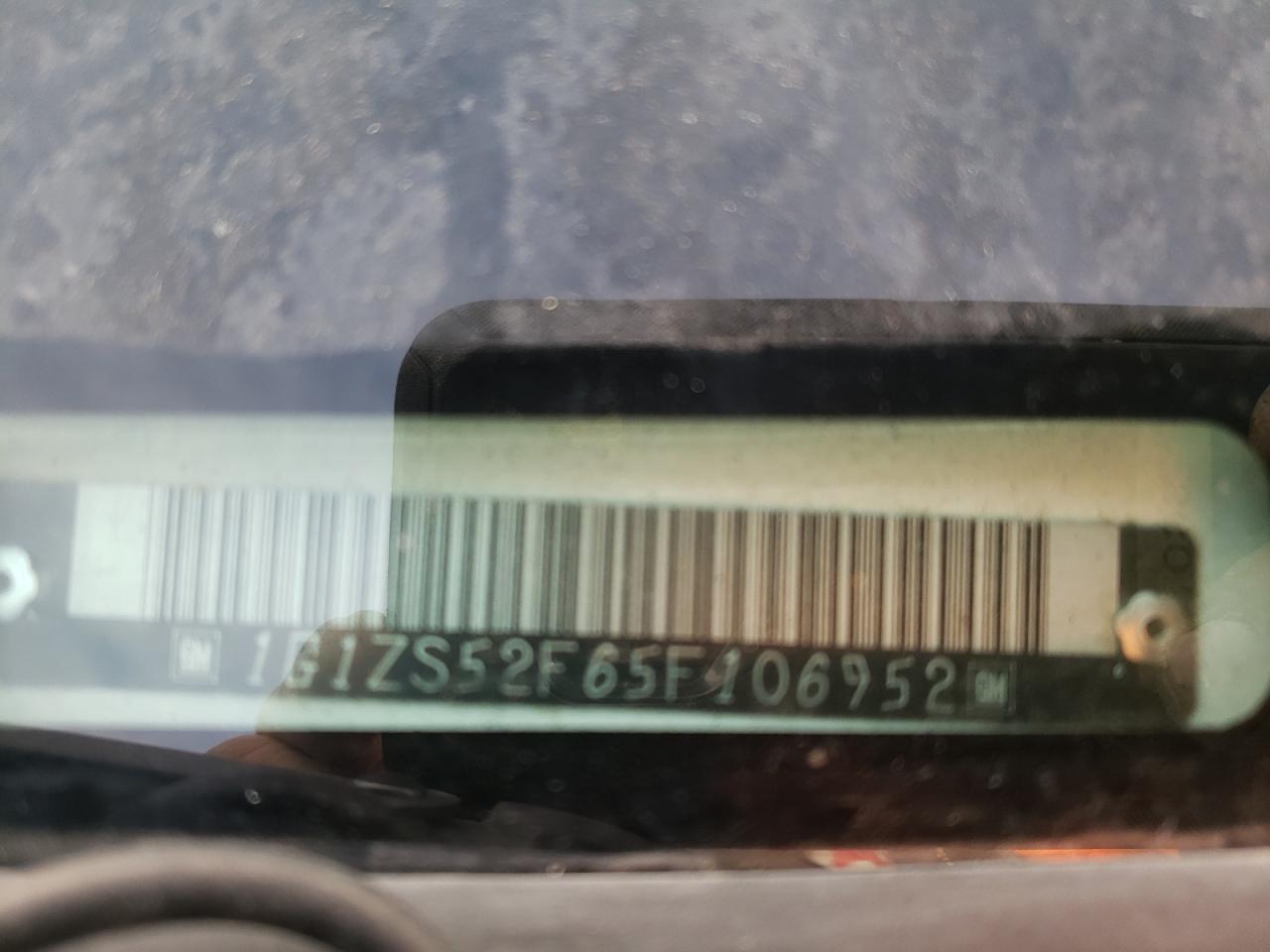 Photo 10 from auction – 2005 CHEVROLET MALIBU with VIN 1G1ZS52F65F106952