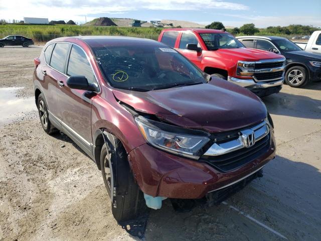 HONDA CR-V LX 2017 with VIN 7FARW5H31HE015299 - Photo from auction