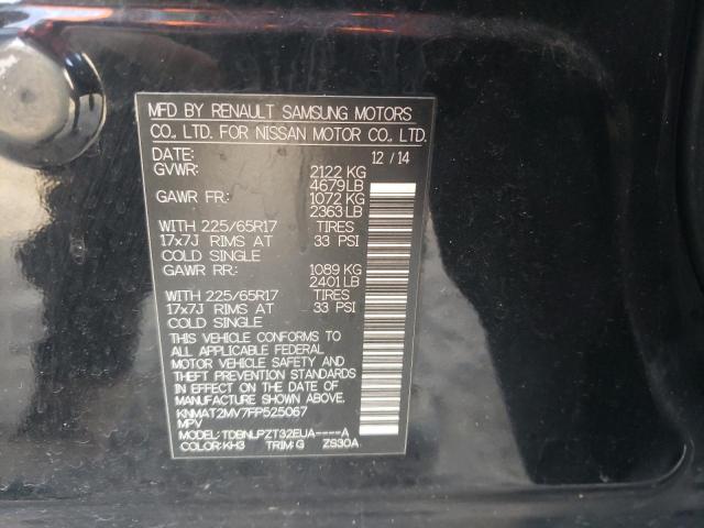 Photo 10 from auction – 2015 NISSAN ROGUE S with VIN KNMAT2MV7FP525067