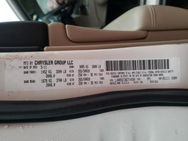Photo 10 from auction – 2011 JEEP GRAND CHER with VIN 1J4RR5GT2BC714590