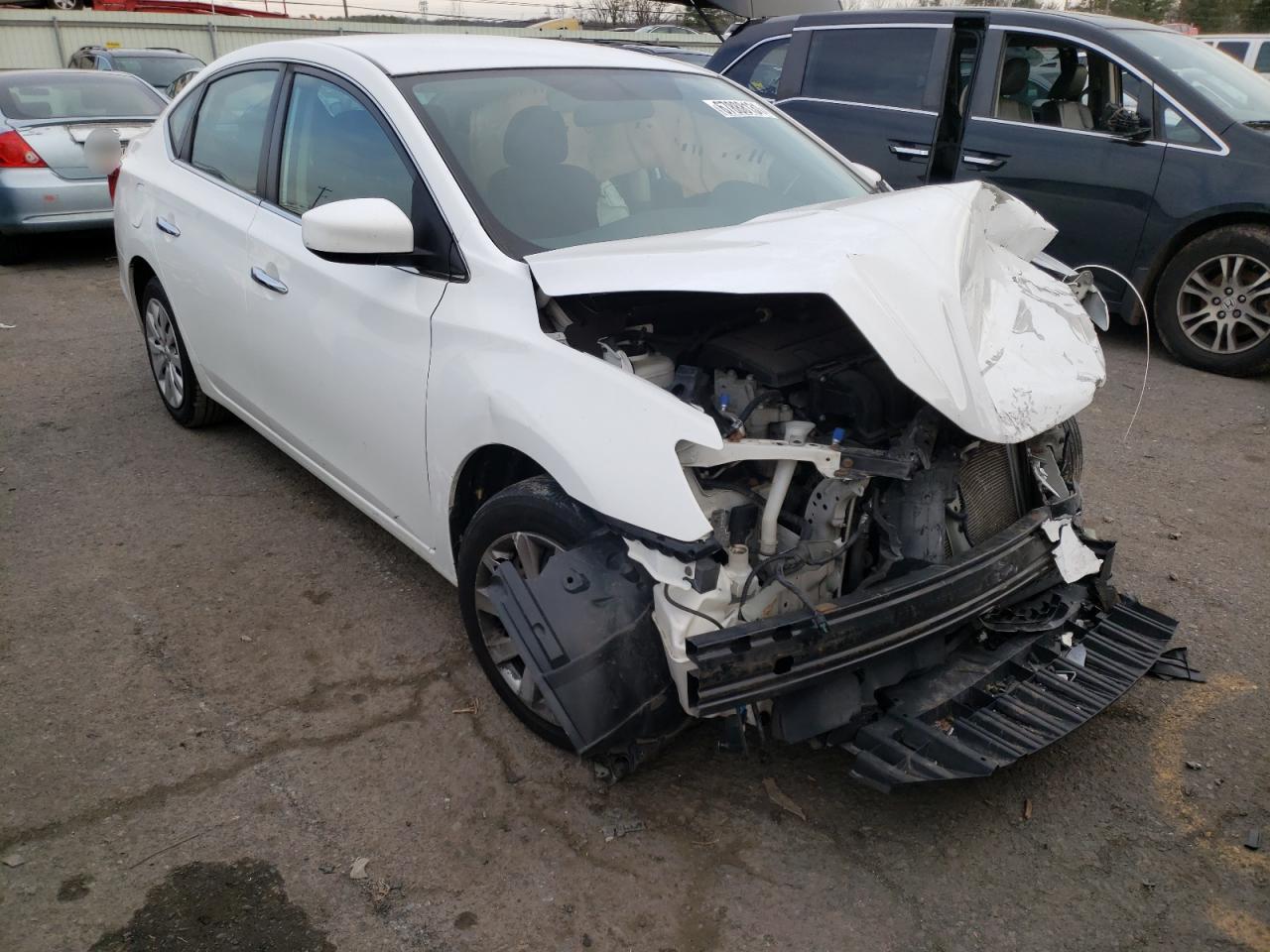 NISSAN SENTRA S 2017 with VIN 3N1AB7AP4HY217154 - Photo from auction