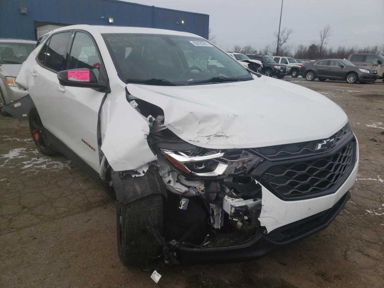 CHEVROLET EQUINOX LT 2019 with VIN 2GNAXVEX3K6156800 - Photo from auction