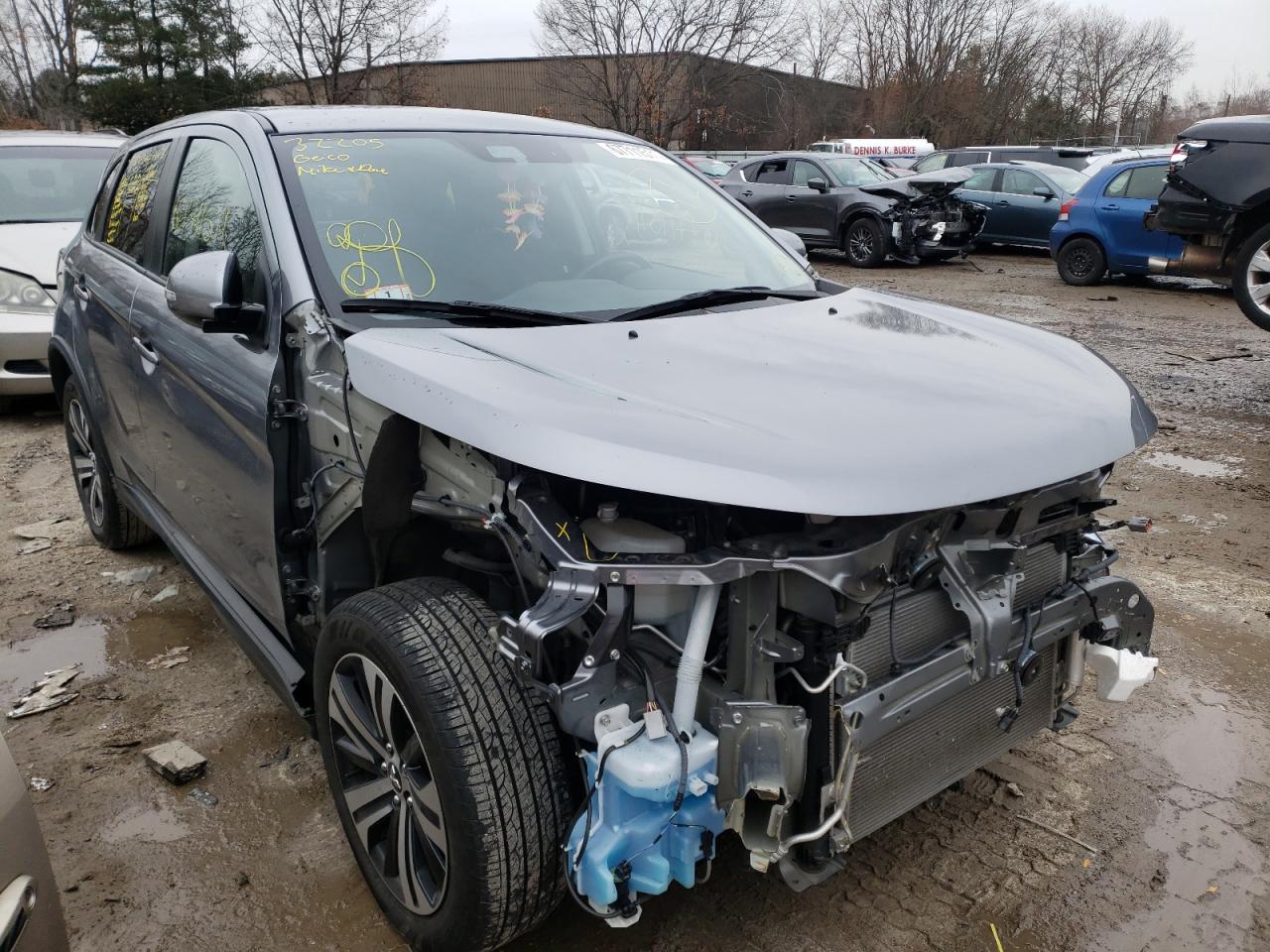 MITSUBISHI OUTLANDER 2020 with VIN JA4AR3AU7LU016443 - Photo from auction