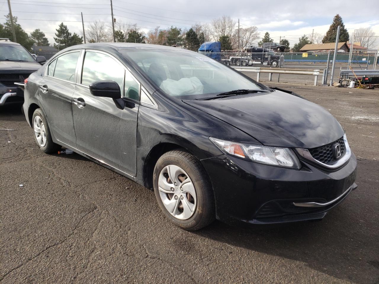 HONDA CIVIC LX 2015 with VIN 19XFB2F56FE110358 - Photo from auction