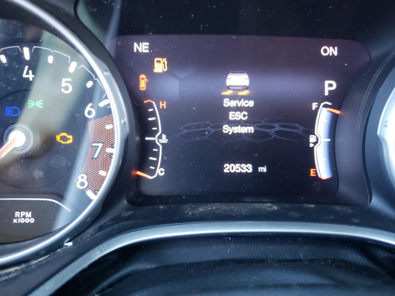 Photo 8 from auction – 2018 JEEP COMPASS SP with VIN 3C4NJCAB0JT500524