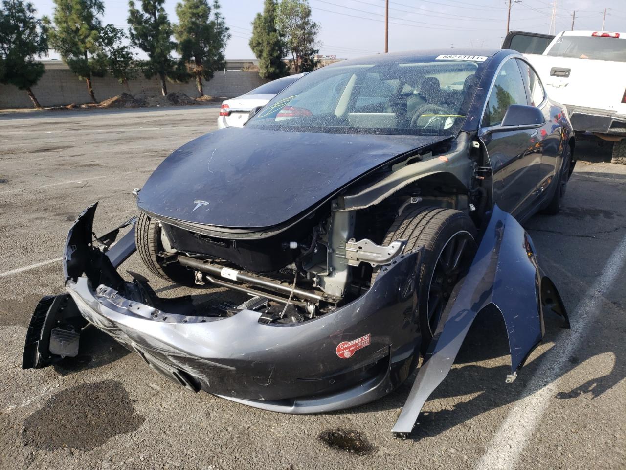 Photo 2 from auction – 2018 TESLA MODEL 3 with VIN 5YJ3E1EA9JF101966