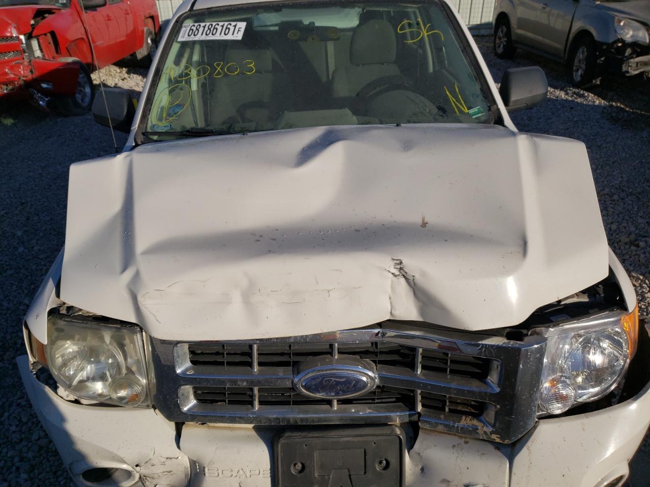 Photo 7 from auction – 2010 FORD ESCAPE XLS with VIN 1FMCU0C75AKA30803