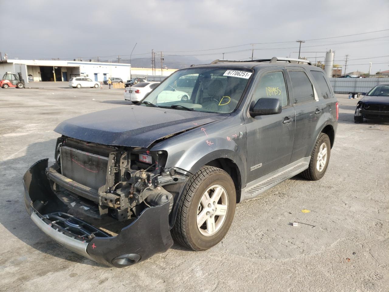 Photo 2 from auction – 2008 FORD ESCAPE HEV with VIN 1FMCU49H58KB40607