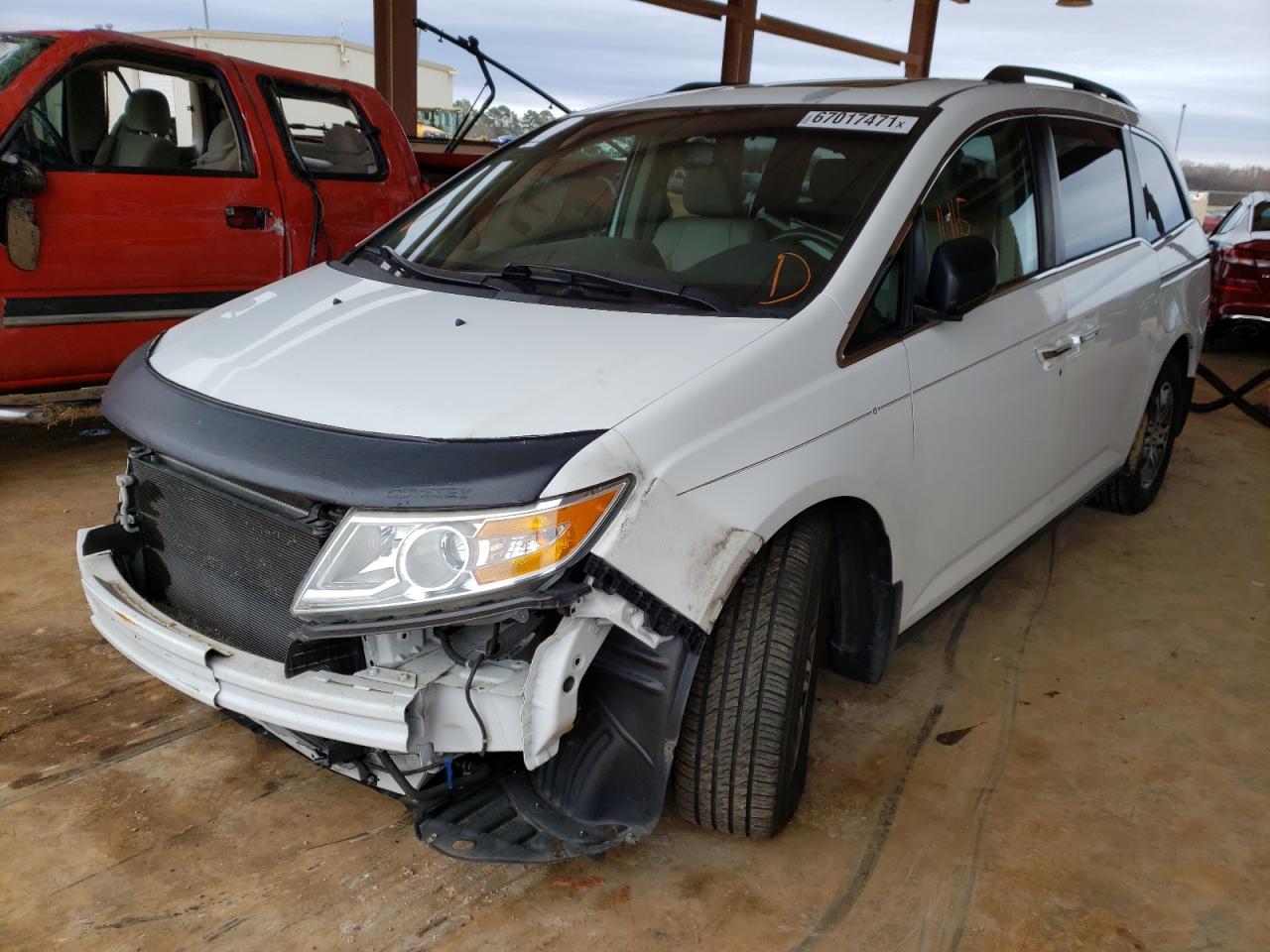 Photo 2 from auction – 2011 HONDA ODYSSEY EX with VIN 5FNRL5H62BB003541