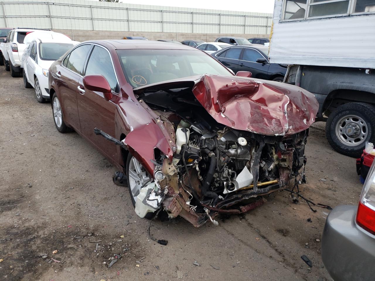 LEXUS ES 350 2007 with VIN JTHBJ46G972153202 - Photo from auction